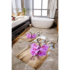 Mekta Home Orkide 2'li Banyo Paspas Takımı MKTBP-094 60X100/50X60