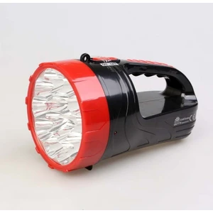 ST-6665 Ultra Güçlü 15 LED Şarjlı El Feneri + 6 LED Yan Aydınlatma