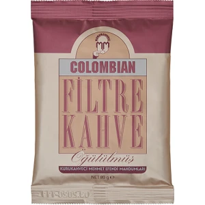 Kurukahveci Mehmet Efendi  Colombian Filtre Kahve 80 gr x 12