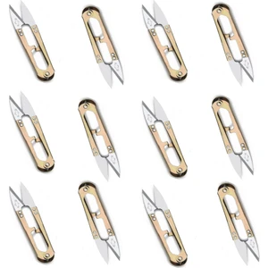 Golden Eagle TC-805 Metal İplik Temizleme Makası 12 Adet Dayanıklı ve Etkili Kesim
