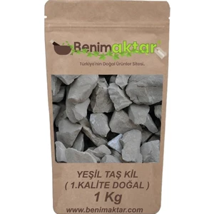 Benim Aktar Benimaktar Yeşil Kil Taş 1.kalite Yenilebilir Temiz 1 kg