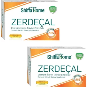 Aksu Vital Shiffa Home Zerdeçal Softjel 1300MG 30 Softjel x 2 Adet