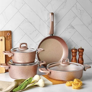 Biogranit Antik Rose 7 Parça Tencere Seti