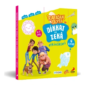 Erdem Yayınları Rafadan Tayfa ile Dikkat ve Zekâ Etkinlikleri (4 Kitap)  Çocuk