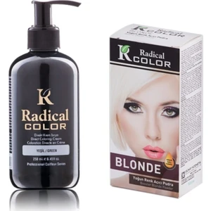 Color Yeşil Amonyaksız Su Bazlı Saç Boyası 250ml 2SET