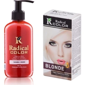Color Turuncu Amonyaksız Su Bazlı Saç Boyası 250ml 2SET
