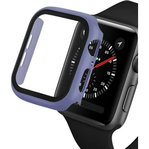 Macstorey Apple Watch Uyumlu 4/5/6 Serisi 42MM/44MM 360 Derece Ekran Koruyucusu Lila