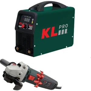 KL Pro  KLMMA200 200 Amper Inverter Kaynak Makinesi + Avuç Taşlama