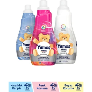 Extra Uzman Kırışıklık Karşıtı 1200 ml + Renk Koruma 1200 ml + Beyaz Koruma 1200 ml