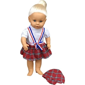 Sabc-Bebek Lila Saçlı Sesli 60CM.2R.POŞETLİ