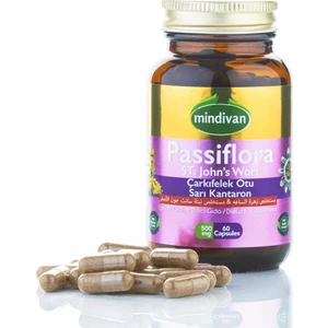 Çarkıfelek Otu - Kantaron Ekstreli Passiflora Kapsül