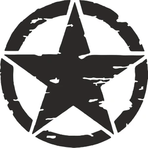 Sticker Fabrikası Askeri Yıldız Motosiklet Off Road Offroad U.s Army Sticker 00677