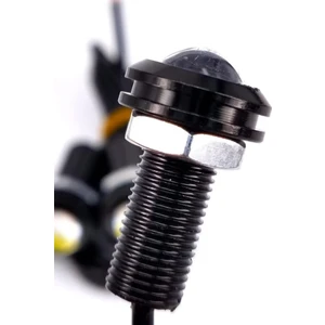 2 Adet Kartal Göz LED 12V 18mm Ayna Altı LED Lamba Ortam Aydınlatma Beyaz