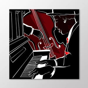 Caz Piano ve Bas Tablo