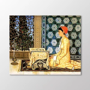Kur'an Okuyan Kız Tablo