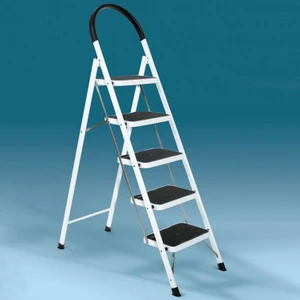 Hafif Esnek Geniş 5 Basamaklı Katlanır Ergonomik Merdiven