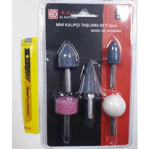 Makro Yapı 5 Parça Mini Kalıpçı Taşlama Seti Uç Vızvız Seti ve Dekupaj Ucu