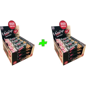 UNIQ2GO Crunchy Mıdı 40 G.- Fıstık Ezmeli Proteinli Bar 16'lı x 2 Kutu (Toplam 32 li  Bar)