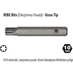 Ceta Form Rıbe Bits Uç 10*75mm M10 Cb/4110G