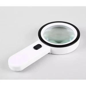 -12 Ledli Işıklı El Büyüteci 90 mm