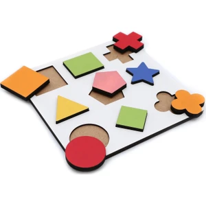 Wooden Toys Eğitici Geliştirici Yıldız Montessori Geometrik Bultak Oyunu