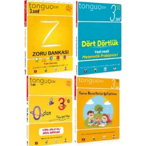 Tonguç Akademi Yayınları 3. Sınıf Zoru ve Konu Anlatımlı Soru Bankası Yardımcı Kitap Set