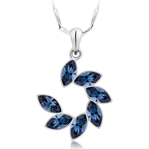 Swarovski Taşlı Lacivert Kolye