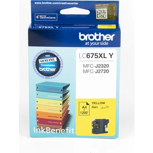 BROTHER LC675XLY Sarı Mürekkep Kartuş (1200 Sayfa)