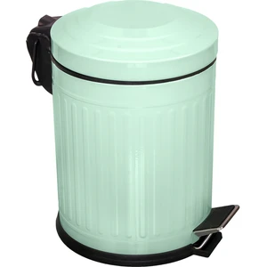 Vintage Çöp Kovası Çizlili Mint 5 Lt