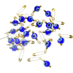 Hdmarketim Maşallahlık Iğneli Cam Nazar Boncuğu 20 Adet 1,cm 5967