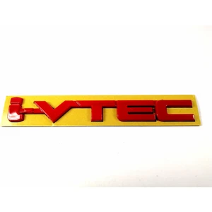 HONDA UYUMLU i-Vtec Bagaj Yazısı Kırmızı 130mm-15mm