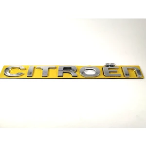 CITROEN UYUMLU C3 - C4 Büyük Bagaj Yazısı 185mm-17mm