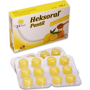 Heksoral Pastil Bal+Limon + Vitamin C