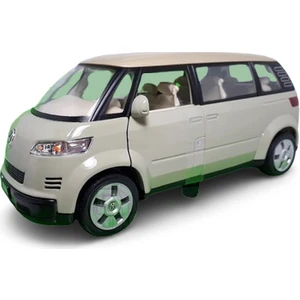 2001 Volkswagen Microbus Krem 1:24 Model Araba