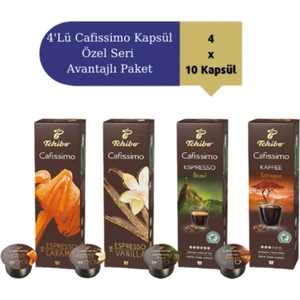 4'lü Cafissimo Kapsül Özel Seri 4X10 Kapsül Paketi