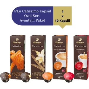 4'lü Cafissimo Kapsül Özel Seri 4X10 Kapsül Paketi