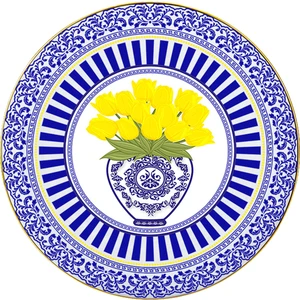 Blue Blanc Lale Tabak 28 cm