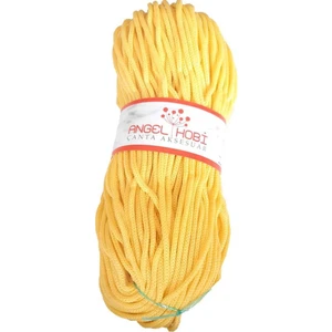 Angel Çanta Akssesuar Polyester Rulo Makrome Sarı 5mm