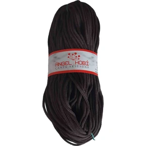 Angel Çanta Akssesuar Polyester Rulo Makrome Koyu Kahve 5mm