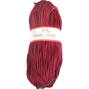 Angel Çanta Akssesuar Polyester Rulo Makrome Bordo 5mm