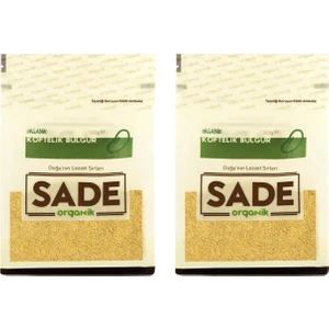 Sade Organik  Köftelik Bulgur 500 gr 2'li