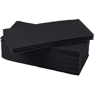 Area Online Mottaga Peçete, 25'li Siyah