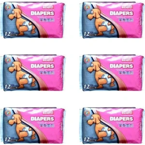 Köpek Alt Tuvalet Bezi  Xsmall  6 Paket