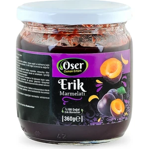 Doğal Odun Ateşinde Erik Marmelatı/reçeli 360gr Cam Şişe