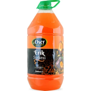 Doğal Fermente Ev Yapımı Katkısız Doğal Erik Sirkesi 3000ml Pet Bidon