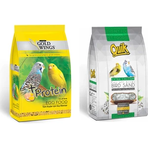 Gold Wings Muhabbet Kuşu Mama ve Kum / Protein + Mineral