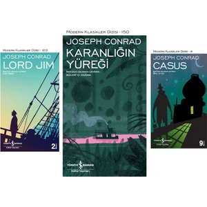 Modern Klasikler Dizisi: Lörd Jim - Karanlığın Yüreği - Casus - Joseph Conrad - 3 Kitap Set