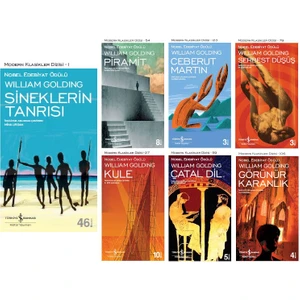 Modern Klasikler Dizisi : Sineklerin Tanrısı - Piramit - Ceberut Martin - Serbest Düşüş - Kule - Çatal Dil - Görünür Karanlık - William Golding - 7 Kitap