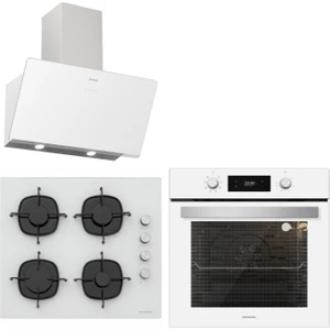 Beyaz Cam Ankastre Set (BO6504W01 + CS5335W01 + 3457)