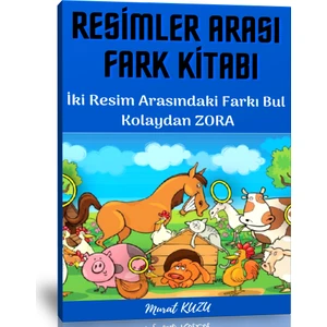 Enine Boyuna Eğitim Resimler Arası Fark Bulma Kitabı